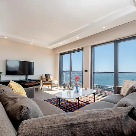 Lägenhet Luxury 2br Bosphorus View With Free Parking Istanbul